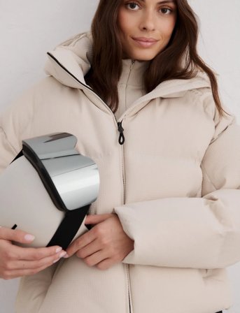 aim ́n Cortina Puffer Jacket - Cream - XL