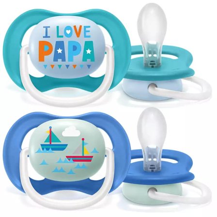 Philips Avent Ciuccio Ultra Air Boat/Papa Maschio 6-18 Mesi 2