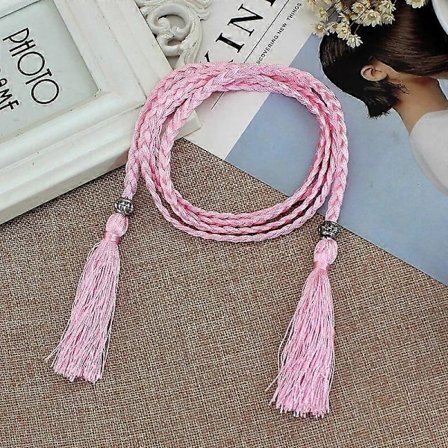 Tynd Reb Vævning Dame Mode Bælter med Bindebånd i Taljen Kjole Vildt Lille Bælte Rem cinturon mujer cinto feminino cinturones