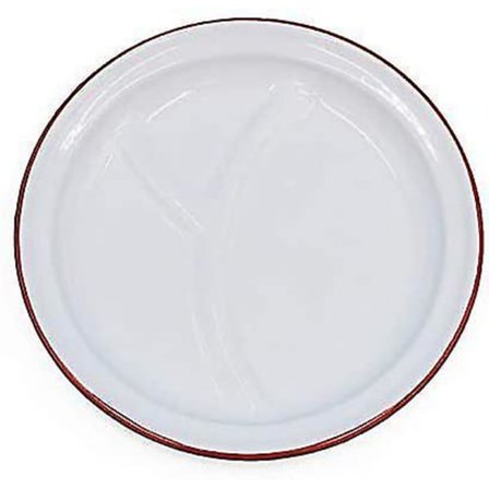 Campingtallerkener Runde Emaljerte Western Snacks