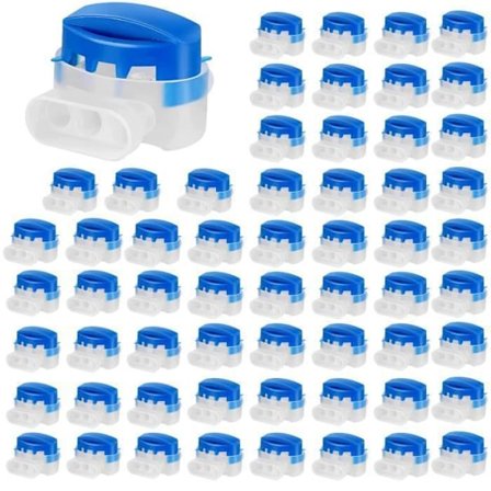 Kabelconnector - Phonillico - Pakke med 60 - Vandtæt - Elektrisk reparation - Fyldt med gel