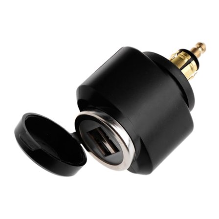 Dobbelt USB-oplader til motorcykel Hella/DIN-stik til F800GS F650GS F700GS R1200GS Mobiltelefon Strømadapter