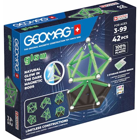 Geomag Glow Byggset 42 Delar