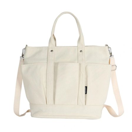 Tygkassar Väskor Axelväska VIT vit