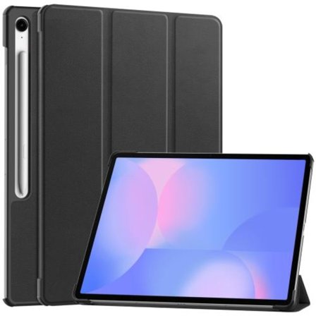 Samsung Galaxy Tab S10 FE+ Skal Custer Pure Color 3-Faldig Smart Läderfodral