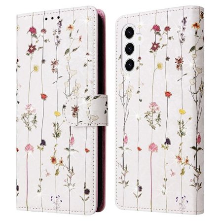 ABEEL Samsung Galaxy S26 Plus Plånboksfodral RFID-Skydd - Liten Blomma
