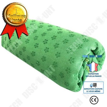 TD Sport Fitness Rese Träning Yogamatta Filt Handduksöverdrag Halkfri Pilates Heminredning