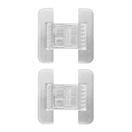 2 STK Barnesikring Dørlåser TRANSPARANT