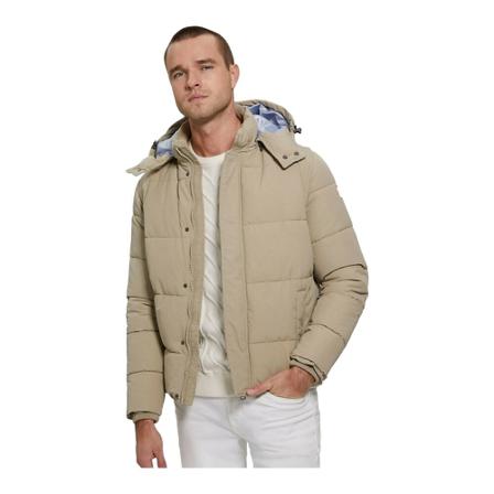 Guess Down Jas , Beige , Heren , Maat: XL