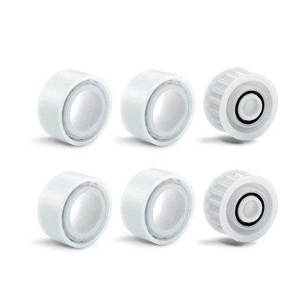 Uppgradera 4-pack styrrullar med 2 remskivor, artikelnummer 3884997-r6, ersättning för Dolphin, Cc [dB}