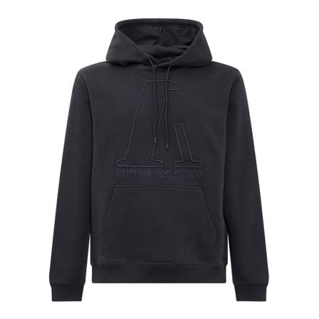 Emporio Armani Sweatshirt Blå, Herre Hættetrøjer
