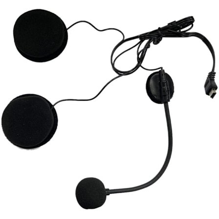 Bluetooth-headset, mikrofon, högtalare, headset-tillbehör för halv hjälm