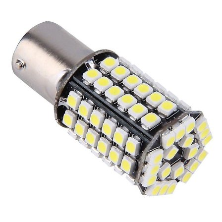 1156 Ba15s P21w 80LED SMD Hvit Bil Xenon Lampe Baklys Blinklys Pære