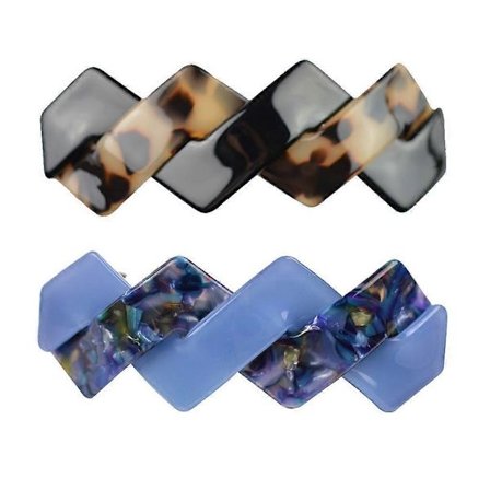 Sæt med 2 stk. Elegante Dame Mode Stil Geometrisk Form Hårklemme