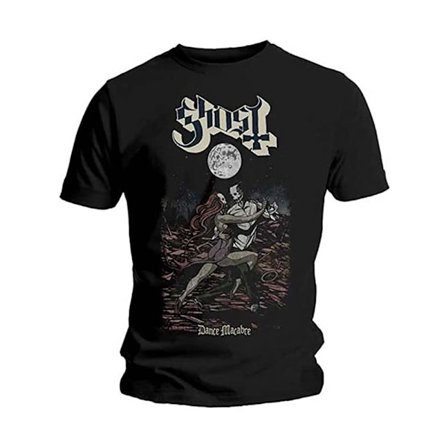 Ghost Unisex Adult Dance Macabre T-Shirt XL Svart