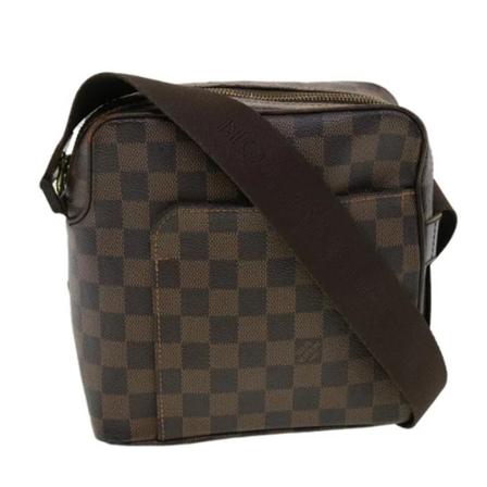Louis Vuitton Vintage Pre-owned Canvas louis-vuitton-Tass , Bruin , unisex , Maat: ONE Size Vintage Tassen