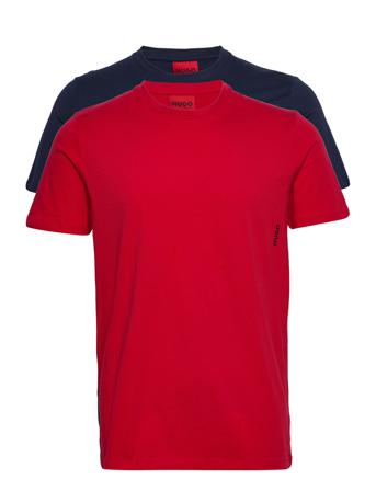 T-Shirt Rn Twin Pack T-shirts Short-sleeved Blå HUGO