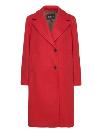 Bycilia Coat 3 - Outerwear Coats Winter Coats Rød B.young*Betinget Tilbud