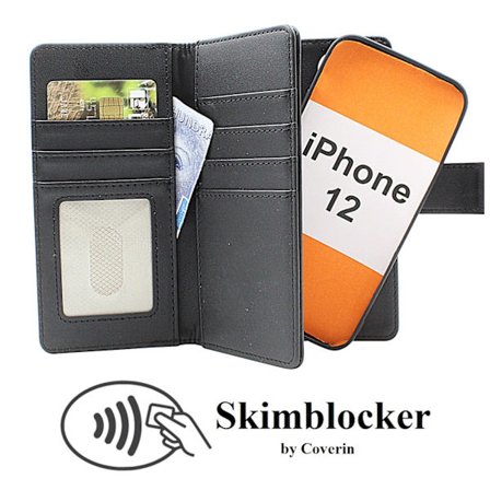 Skimblocker iPhone 12 XL Magnet Plånboksfodral