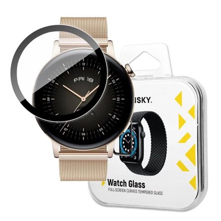 Wozinsky Watch Glass Hybrid Glass for Huawei Watch GT 3 46 mm Svart