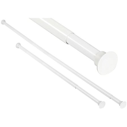 Arrow Safir Dusjforhengsstang hvit, ekspanderbar, 750-2200 mm, Baderom