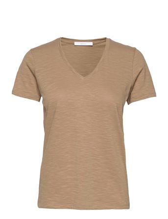 C_Emodern T-shirt Top Beige BOSS