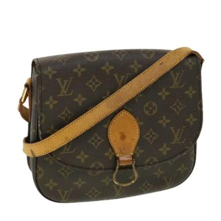 Louis Vuitton Vintage, Pre-owned Canvas louis-vuitton-bags Bruin, Dames, Maat:ONE Size