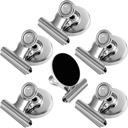 12-pack Silvermagneter för kylskåp, ZQKLA