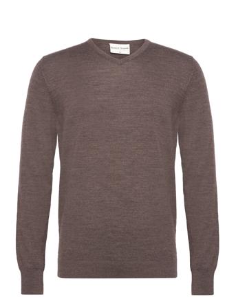 Bs Jenkins Regular Fit Knitwear Brown Bruun & Stengade