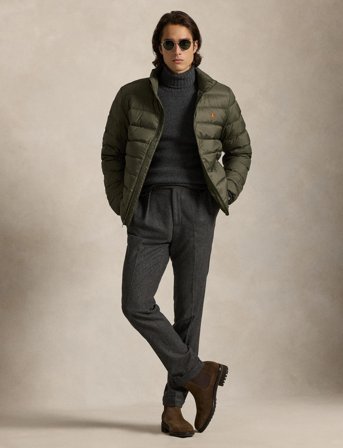 Polo Ralph Lauren The Colden Packable Matte Jacket - Khaki green - XS