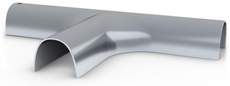 PM FLEX 0666921 T-risti kaapelisuojalle, teräs 22 mm, Asennustuotteet