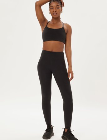 Girlfriend Collective Compressive High-Rise Legging, Long - Black - 4XL