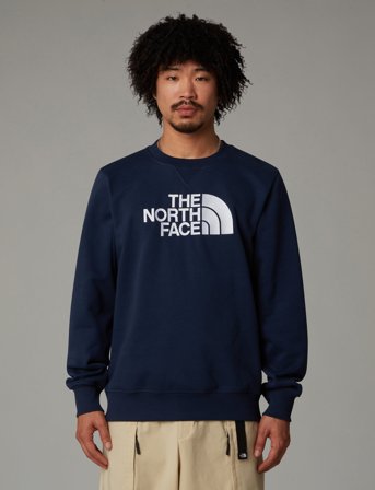 The North Face M Drew Peak Regular Crew - Navy - XS