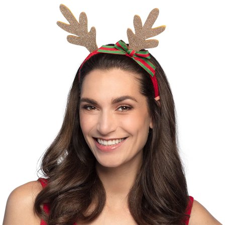 Hårbøyle med Gull Reinsdyrhorn