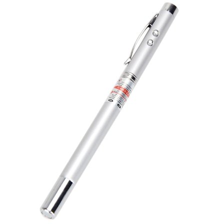 5-in-1 Retractable Led Pointer 0.5mm Ballpoint Pen Multifunction Home