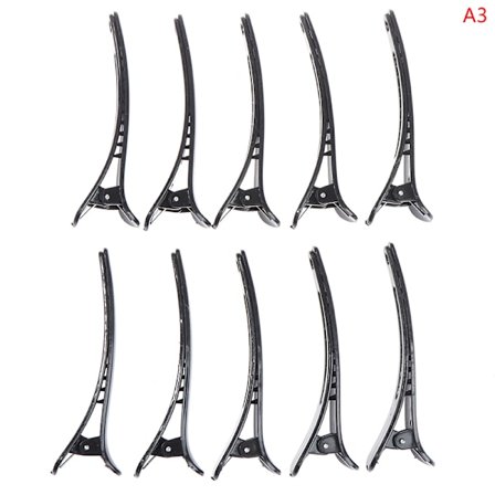 10 stk/sett Professional Basic Hair Grip Clips Seksjoneringssalong S