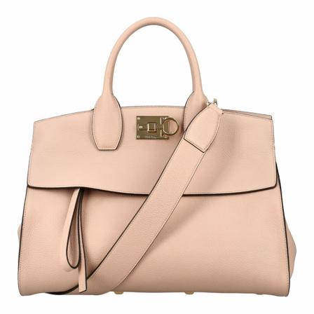 Salvatore Ferragamo, Handbag Beige, Dames, Maat:ONE Size