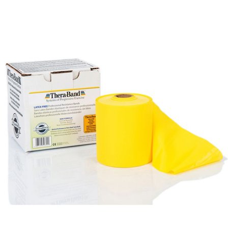 THERA-BAND Träningsband Latexfri gul 22m - Lyreco - Sjukvård och omsorg - Rehab och sjukgymnastik - Träningsredskap
