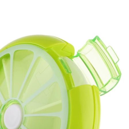 Pilleæske Vitaminer Medicin Tablet Organizer Etui Rund Medicinæske