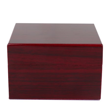 Træ Urkasse til Mænd og Kvinder, Høj Kvalitet MDF Træ med Blødt Velour Interiør, Holdbar Clamshell Design Opbevaringsboks til Ure Smykker