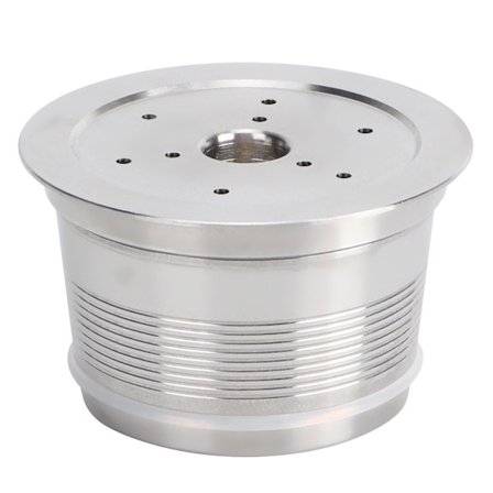 Uusiokäyttöinen teräksinen kahvikapselikuppi, sopii Caffitaly Wacaco Tchibo