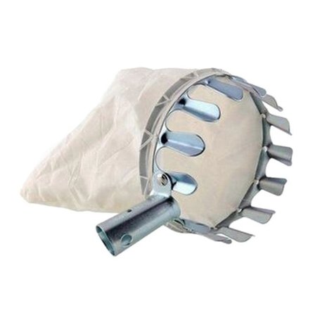 Fruktplockare, Högt Trädplockningsverktyg i Metall med Praktisk Tygkorg för Fruktträdgård