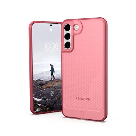 [U] av UAG Designad för Samsung Galaxy S22 Ultra Case Clear Ice Lucent Slim Fit Lätt Snygg Transparent Slagtålig skyddande