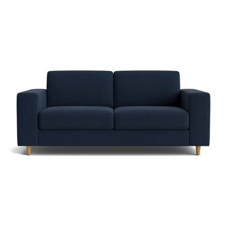 Pesaro 2.5 Personers Sofa - Wind Mørkeblå - Slidstærk & Komfortabel - 192x92x84cm - Perfekt til Stuen - Elegant Design Sofa