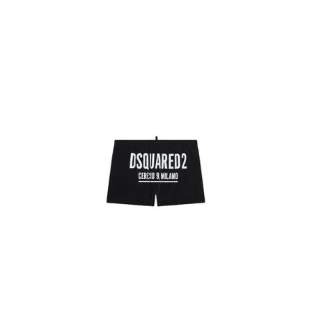 Dsquared2 Ceresio 9 Midi Boxer Korte Broek , Zwart , Heren , Maat: M