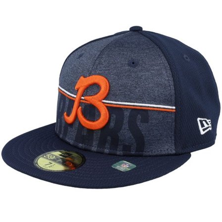 New Era - NFL Blå fitted Keps - Chicago Bears 59FIFTY NFL Training 23 Navy Fitted @ Hatstore