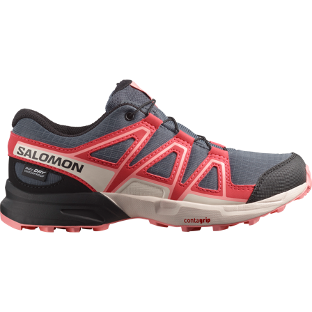 Salomon - Schoenen voor kinderen Schoenen Speedcross Wp J - Grisaille / Hushed Violet