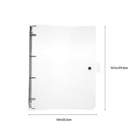 Transparent Omslag för Anteckningsbok, Planerare, Pärm, Återfyllningsbar Planerare