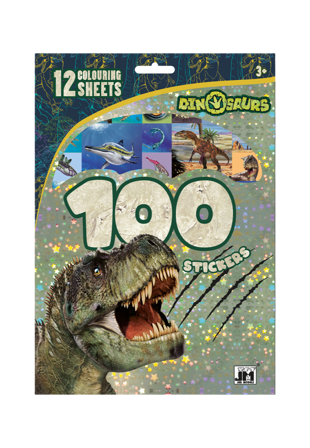 SENSE Dino 100 Stickers Skapa & pyssla Unisex ONESIZE
