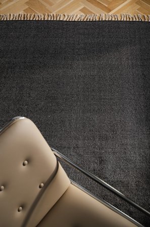 Jotex - Bomullsteppe Bomull/Bomull Svart TONE - Kjøp Bomulls- & filleryer hos Jotex